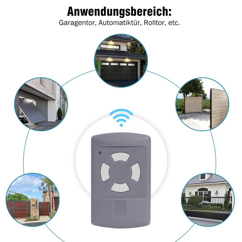 868 MHz Handheld Transmitter Remote Control for Hormann HSM2/4, HSE1/2/4,