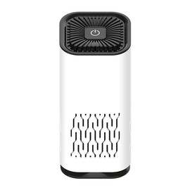 Byttlerom Car Air Purifier Ionizer Portable Purifier for Home, Vehicles, Work, and Travel Cleans Air of Dust, Smoke-White Easy Install