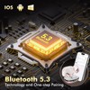 Rose Gold Bluetooth Wireless Earbuds, 2025 Latest Bluetooth Earphones, Bluetooth