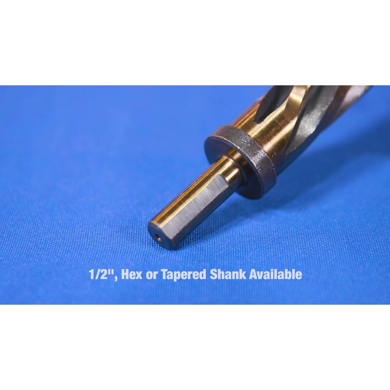 Drill America 1" Bridge/Construction Reamer with 1/2" Shank, DWR Series