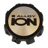Ion Alloy C1018304B 81072012F-6 8 Lug Black Wheel Center Cap
