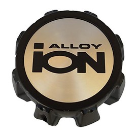 Ion Alloy C1018304B 81072012F-6 8 Lug Black Wheel Center Cap