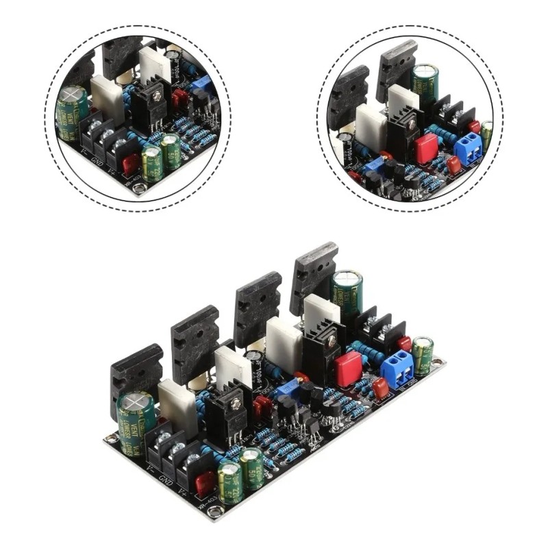 Placa De Audio De 200 W Para Estéreo Doméstico Con