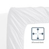 Fitted Sheet Single, White – Pre-Washed, Deep Pocket 14 inch