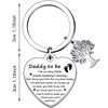 HULALA Daddy to Be Keyring Keychain Father's Day Gifts from