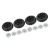4Pcs Luggage Swivel Wheels Low Noise Sturdy Lightweight Heat Insulation