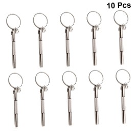 DOITOOL 10pcs Portable Screwdriver Repair Tool for Glasses and Watches Lightweight Detachable Metal Screwdrivers for Eyeglass and Watch Maintenance