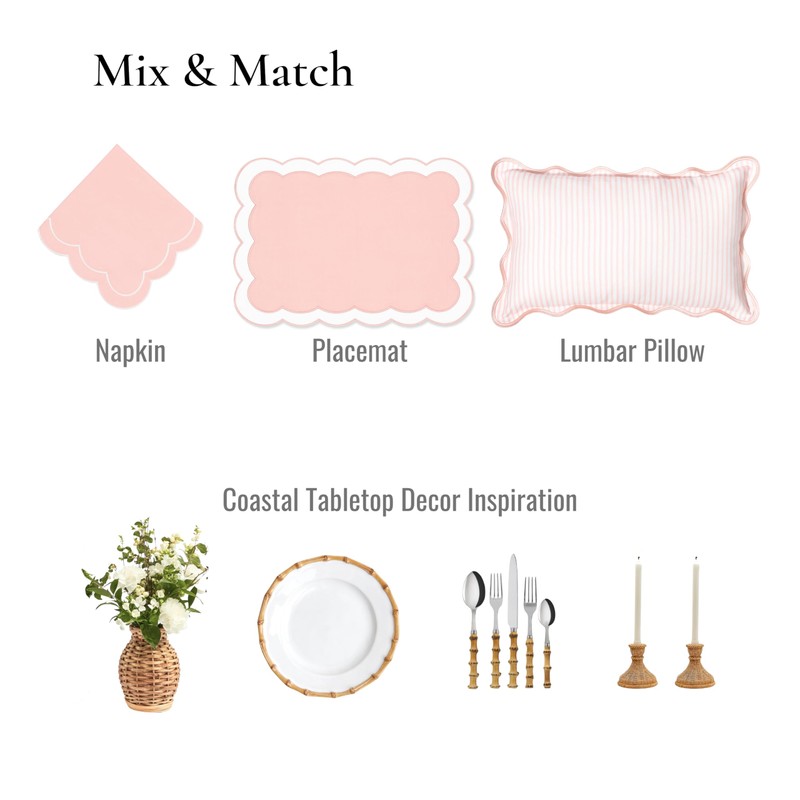 Hofdeco Premium Coastal Patio Indoor Outdoor Napkin Set of 4,