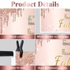 Canessioa 10x8ft Happy 50th Birthday Backdrop, Pink Rose Gold Fabulous