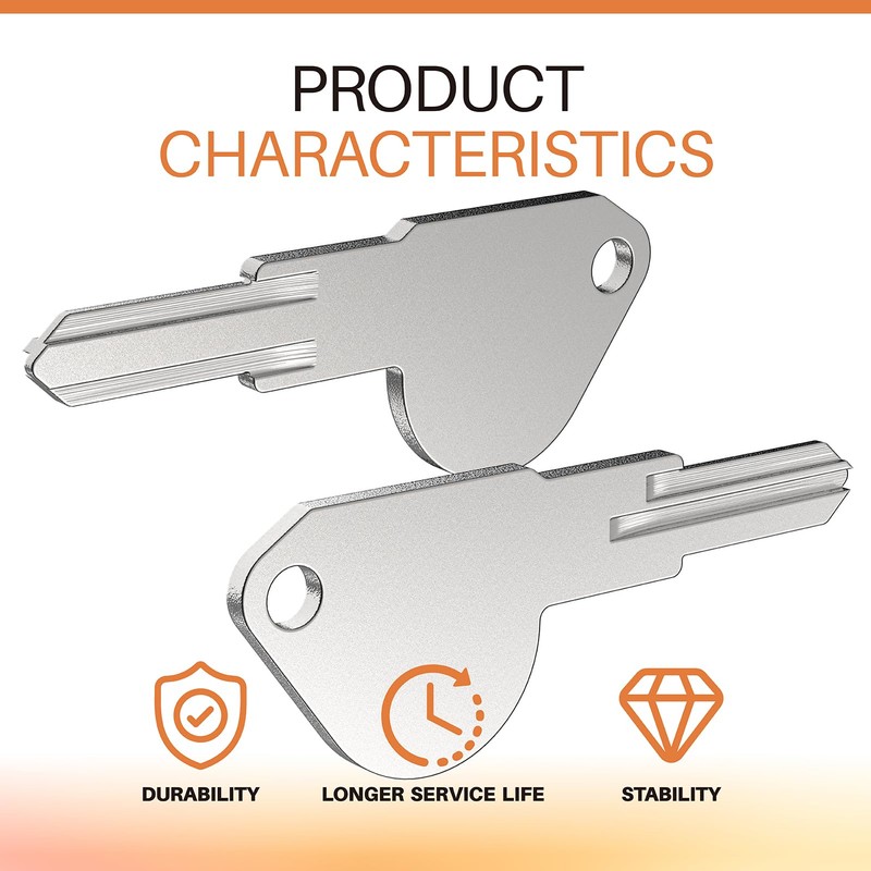 ​​5 Pack Architectural Mailboxes 5143 Replacement Key Blanks for High