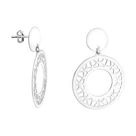 SOFIA MILANI - Women's Earrings 925 Silver - Ornament Stud Earrings, Sterling Silver, No Gemstone