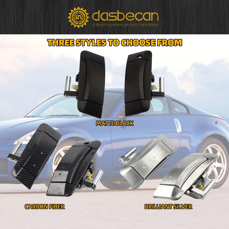 Dasbecan 1 Pair Left Driver and Right Passenger Side Exterior