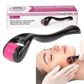MAFAB | Rodillo Derma Roller System Rejuvenecer Reduce Arrugas Regenerar Piel Exfoliante Cuidado de la Piel Rejuvenecedor Colageno (0.25mm)