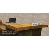 Marketing Holders 2 Pack 8" x 2" Name Plate Desk