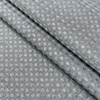 Home Queen Water Resistant Bathroom Window Curtains, Waffle Textured Half