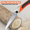 Toolux 5.9 Inch Folding Saw, SK-5 Steel Pocket Hand Saw