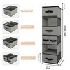GRANNY SAYS Hanging Closet Organizer 6 Shelves, Closet Organizers and