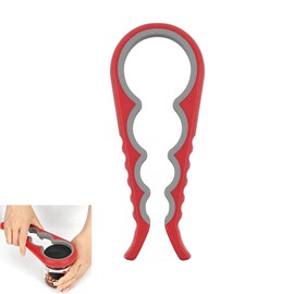 Flaschenöffner, Multifunktionaler Flaschenöffner, manueller Dosenöffner aus Kunststoff, Dosenöffner für Dosen und Flaschen, zum Aufschrauben von Korken, für Küche, Restaurant, Bar, Senioren