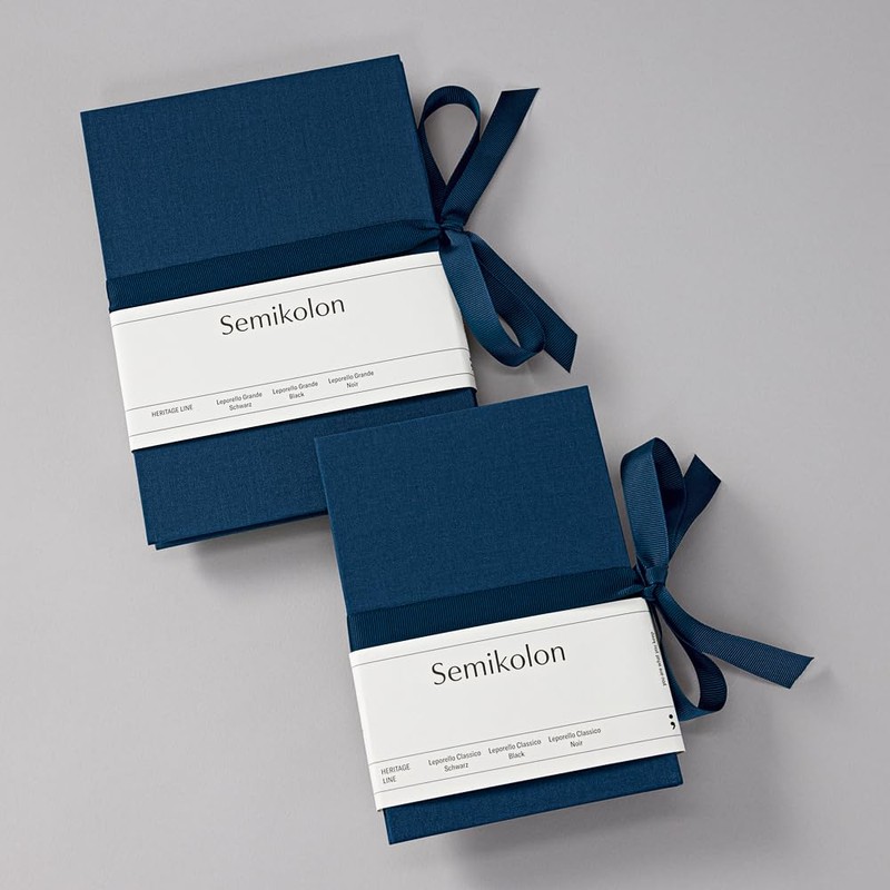 Semikolon Leporello Classico Photoalbum, navy