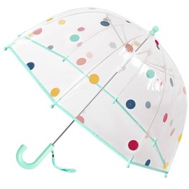 KOULONGDAMI Kids Clear Umbrella for Rain Dome Bubble Umbrellas Windproof for Kids Boys and Girls