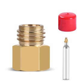 1 x Quooker CO2 Bottle Adapter Sprudelux Adapter TR21-4 to TR21-3 SodaStream Brass