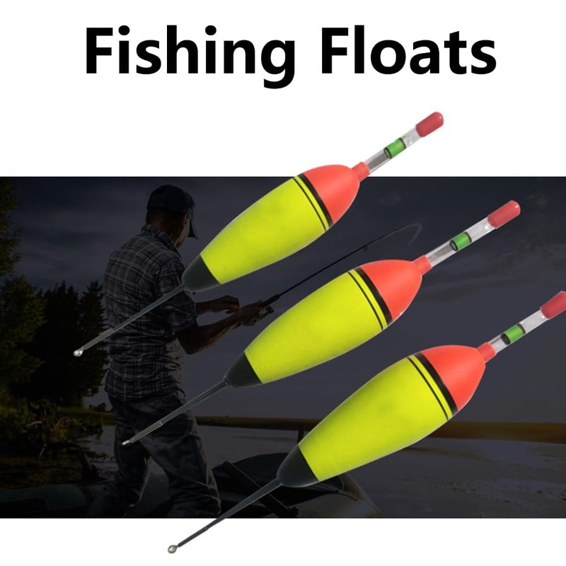 Fishing Bobbers Set with 5 Soft Eva Foam Floats Featuring