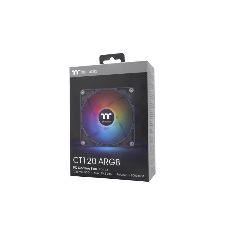 Thermaltake CT120 ARGB Sync PC Cooling Fan | 2 Pack