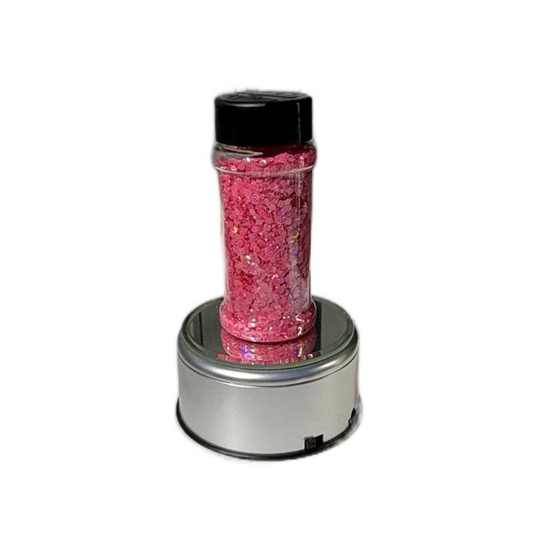 2oz Glitter Bottle Shaker:_Mauve