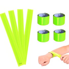 Za-Bi Reflective Bands, Fluorescent, 8 Pieces, Running, Walking, Children, Cuddling, Dog Walking, Luminous Night/Armband
