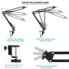 Kiyo pro Webcam Ring Light with Clamp Stand,10 Inch Sefie