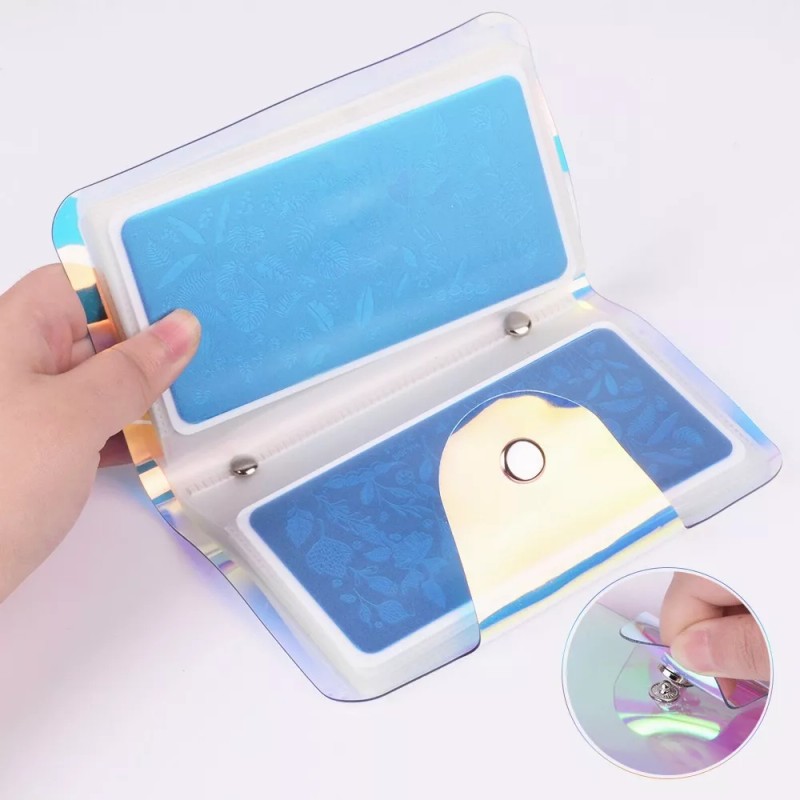 Dolores Estampas Sello Uñas: 9 Plantillas+sello+raspador+bolsa Láser