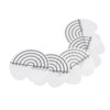 100Pcs Hair Heat Shield Guards with Scale Single Hole PVC