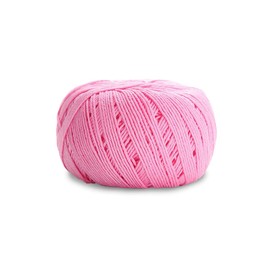 Circulo Amigurumi Yarn, 100% Mercerized Brazilian Virgin Cotton - Cotton Yarn for Crocheting and Knitting, Soft Yarn, Pink Yarn Art - Sport Weight Yarn, 4.4 oz, 278 yds - Color 3131 - Bubble Gum