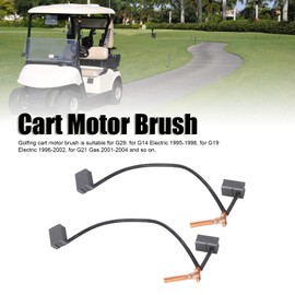 Cerlingwee Golfwagen-Motorbürste, 2 Stück Kohlebürsten Golfwagen-Motorbürsten-Kit JU2 H1801 20 00 Wagenmotorbürstenbaugruppe Ersatz Passend für G29 G14 G19 G21 Elektro-Golfwagen