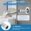 Universal Bathroom Brushed Nickel Tub Spout, Compatible with Westbrass E531D-1F-62,