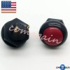 Unbranded 2PCS Red Waterproof Reset Button Switch 2-Pins 12MM Normally