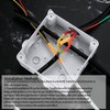 Pack of 2 Junction Boxes, Waterproof IP65, Electrical Junction Box,
