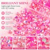 12000 Pcs Bedazzling Kit, Pink Rhinestones, Gems for Bedazzling