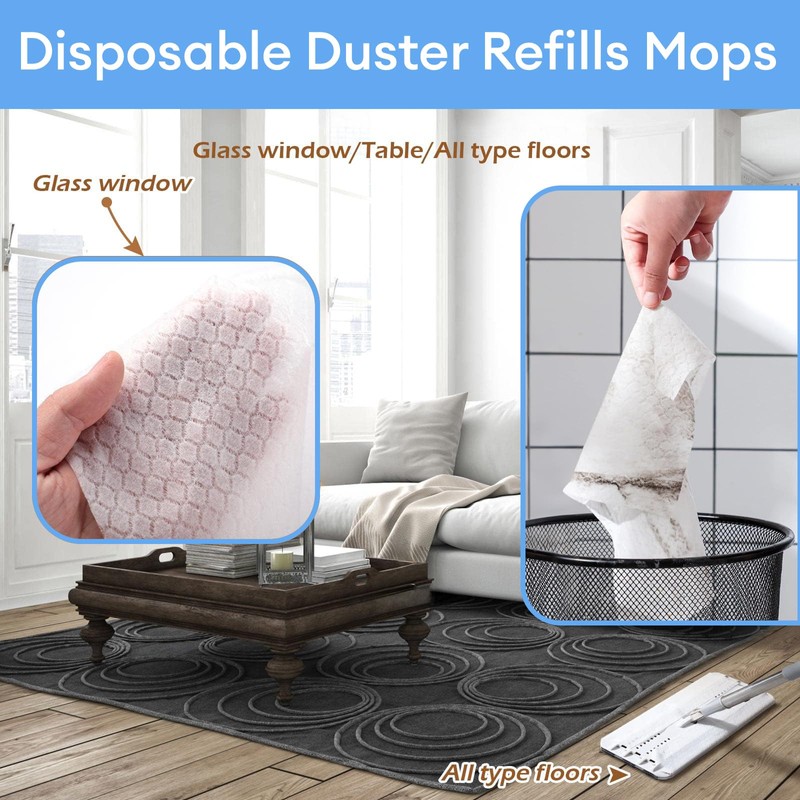 Flash Dust Magnet Dry Mop Refills Disposable Dusting Cloths Floor