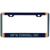 New Cordell Oklahoma Car Metal License Plate Frame Retro Design