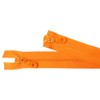 Zip Plastic 2-Way Separable 80 cm Neon Orange