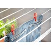 DRY-SMART Monoblock Clothes Pegs, Extremely Strong and Sturdy, Rustproof Plastic