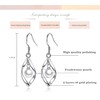 Silver Dangle Earrings for Women Hypoallergenic Cute Fashion Teardrop Drop