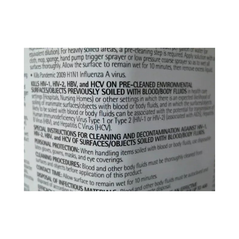 Enviro Solutions Hospital grade Disinfectant 1/2 Gal Makes 32 Gallons