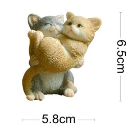 Gemmia Miniature Fairy Garden Cat Figurine- Grow up Kitty W/Affection