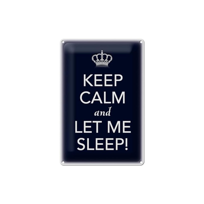 Schild Blech 20x30cm - Made in Germany - Spruch Keep