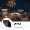 Luxshiny 2pcs Cast Iron Tea Cups Japanese Tea Cups Black