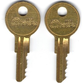 KEYSALACARTE Replacement Key Cut to Code 142E | Compatible with HON Office Furniture Locks | Durable Y11 Key Blank for File Cabinets, Desk Drawers, Storage Units | Pre-Cut and Ready to Use