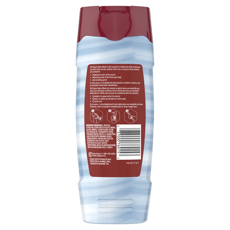 Old Spice Body Wash for Men, Hydro Wash, Smoother Swagger