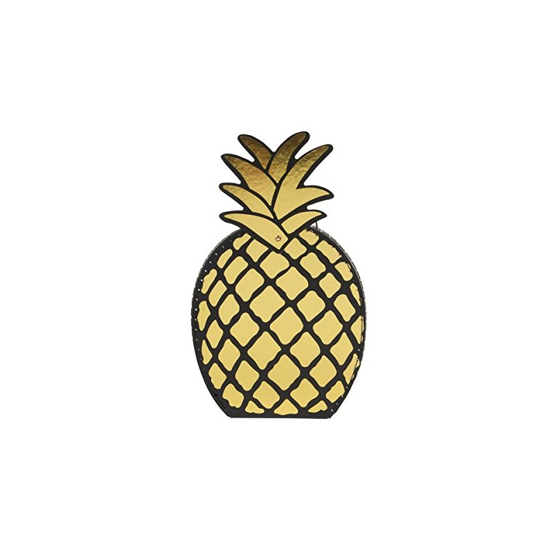 Sass & Bell Gold Pineapple Suitcase